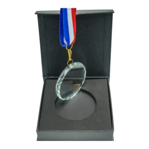 Glass Medals with Ribbon and Box - Image 5