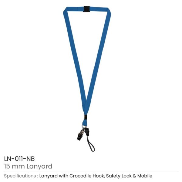 Lanyard Navy Blue