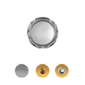 Round Flower Design Logo Badges - Image 6