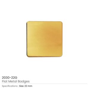 Square Flat Metal Badges - Image 4
