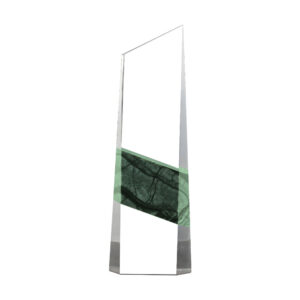 Vertical Crystal & Marble Awards in Box