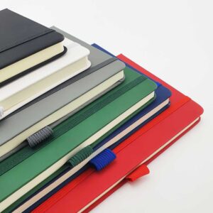 A5 PU Notebooks with Pen Holder - Image 3