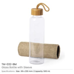 Glass Bottle with Sleeve 500ml - Image 4