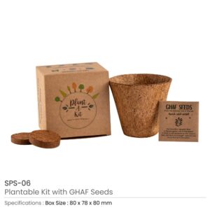Plantable Kit with GHAF Seeds in Kraft Box - Image 3