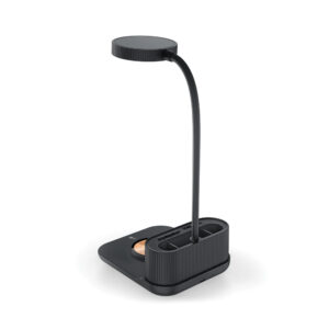 Desk Lamp with 15W Wireless Charger, Clock and Pen Holder - Image 10