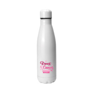 Stainless Steel Bottles with Breast Cancer Awareness Logo