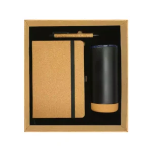 Cork Notebook Ball Pen and Tumbler Gift Sets GS-021