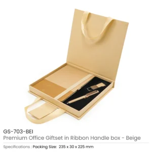 Premium Office Gift Set with Ribbon Handle Box - Image 7
