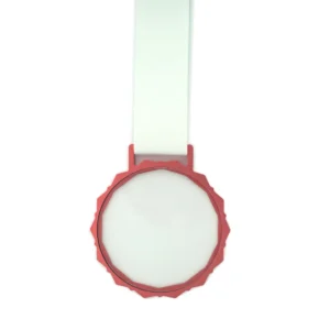 Glass Medals with Metal Frame and 3cm White Ribbon - Image 7