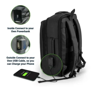 Multipurpose Expandable Travel Backpacks with USB Port - Image 3
