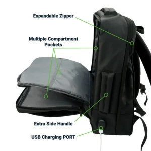 Multipurpose Expandable Travel Backpacks with USB Port - Image 5