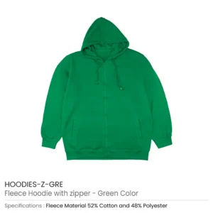 Fleece Hoodies with Zipper in (S to 3XL) Sizes - Image 7