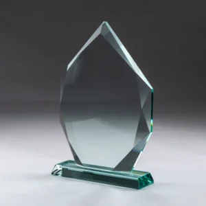 Iceberg Design Crystal Awards with Glass Base - Image 4