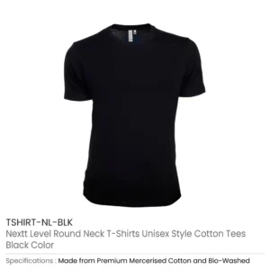 Nextt Level Bio-Washed Round Neck T-Shirts for Men - Image 8