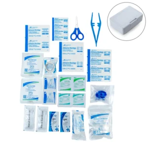 First Aid Kit Set, 16 Essential Items in White Box - Image 5