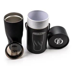 Dorniel Designs Tumblers with Transparent Lid, Recycled Stainless Steel - 540ml - Image 9