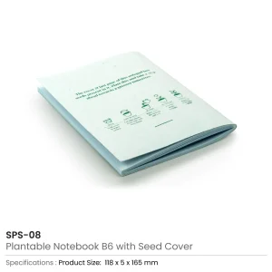 Plantable Notepads B6 with Wild Flower Seeds Covers - Image 3