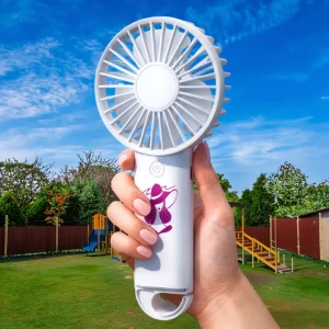 Portable Rechargeable Mini Fan Type C - Image 3