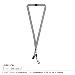 Lanyards with Crocodile Clip, Mobile Holders & Safety Lock - Image 11