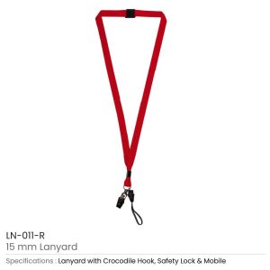 Lanyards with Crocodile Clip, Mobile Holders & Safety Lock - Image 13