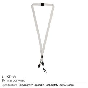 Lanyards with Crocodile Clip, Mobile Holders & Safety Lock - Image 7